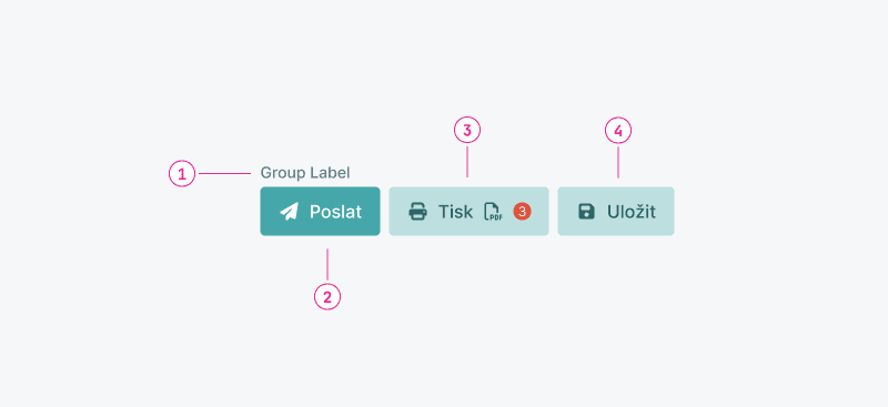 Ukázka Buttongroup – Buttongroup Ovr