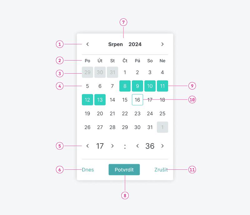 Ukázka Datepicker – Datepicker Ovr