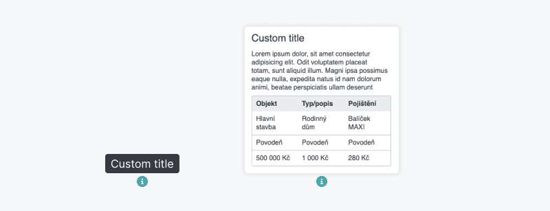 Ukázka Tooltip – Tooltip 01