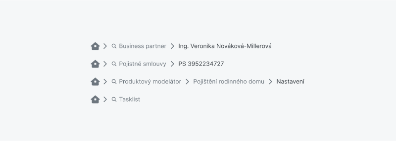 Ukázka Breadcrumbs – Breadcrumbs 01